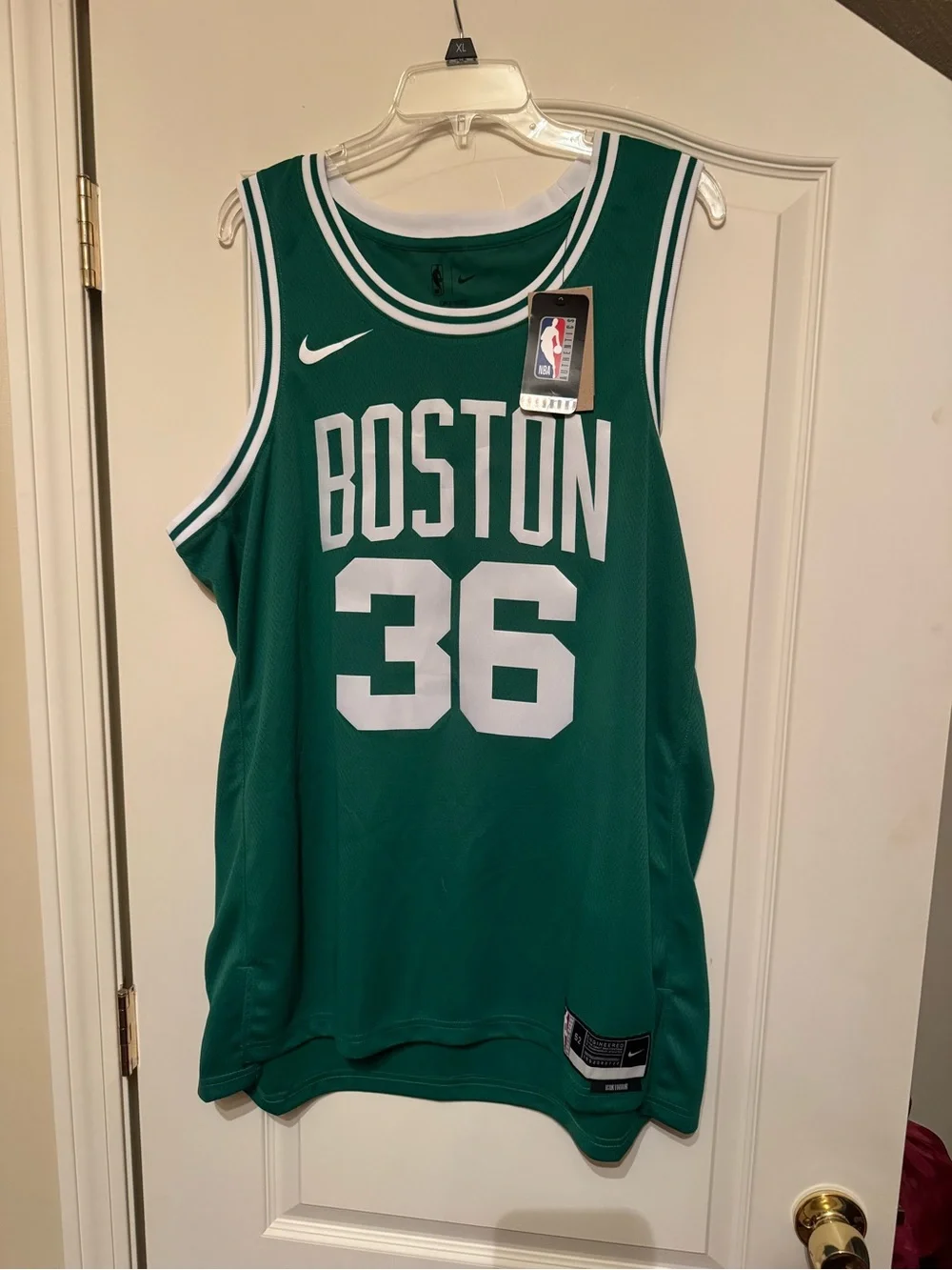 Marcus Smart Boston Celtics Nike Green Jersey Icon Edition Size XL 52 Men New